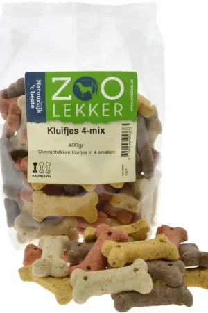 Zoolekker Kluifjes 4-Mix 400 gr Must-Have